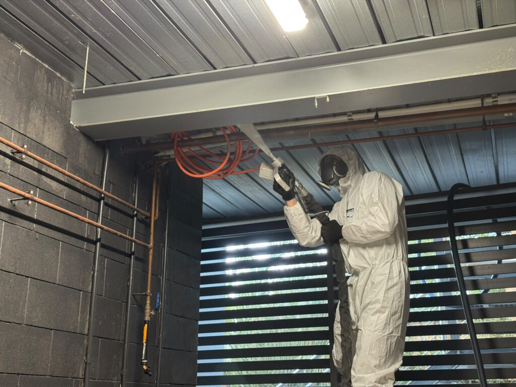 Total Dry ice blasting technician cleaning
