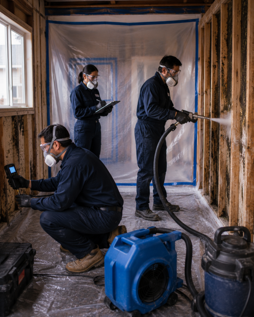 Dry ice mould removal Melbourne team remediation